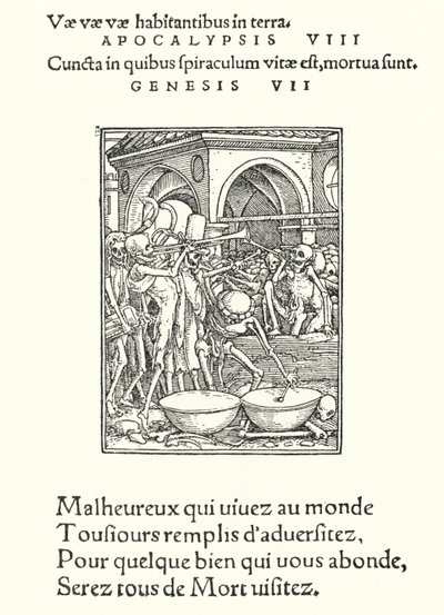 The Charnel House (gravura) de Hans (after) Holbein the Younger
