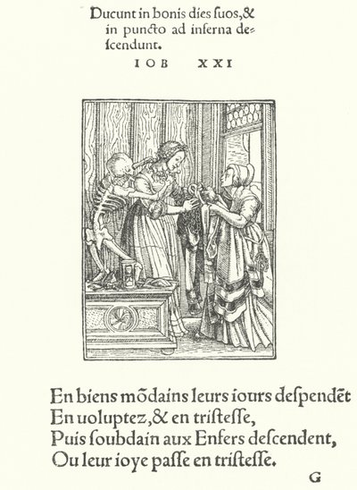A Condessa, ou Noiva (gravura) de Hans (after) Holbein the Younger