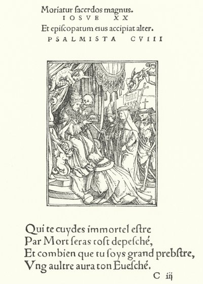 O Papa (gravura) de Hans (after) Holbein the Younger