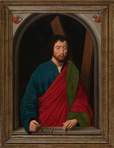 Santo André, c.1491-1519 (óleo sobre painel) de Hans (after) Memling