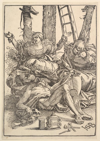 Lamentação por Cristo, 1510. de Hans Baldung