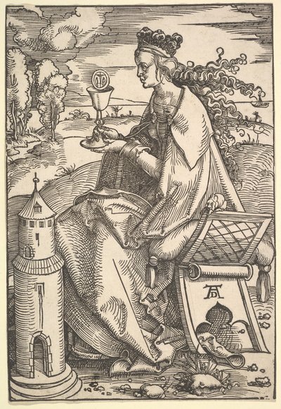 St. Barbara, ca. 1505 de Hans Baldung