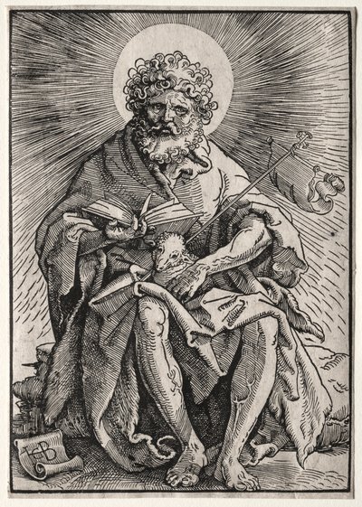 São João Batista, ca. 1518-19. de Hans Baldung
