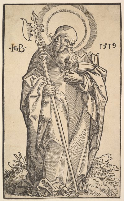 São Mateus de Cristo e os Apóstolos, 1519. de Hans Baldung