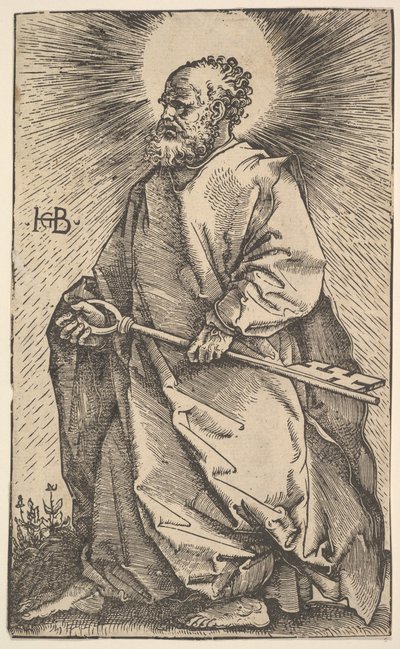 São Pedro de Cristo e os Apóstolos, 1519. de Hans Baldung
