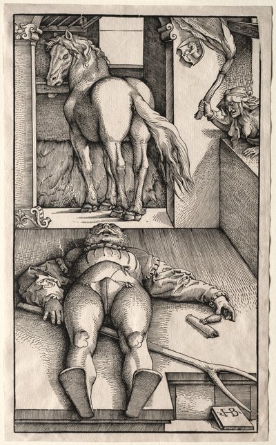 O noivo enfeitiçado de Hans Baldung