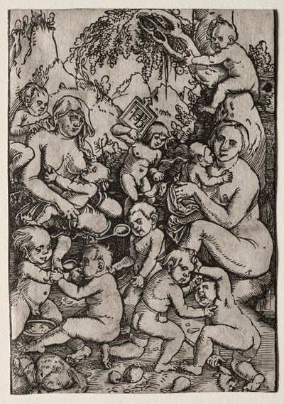 As duas mães. de Hans Baldung