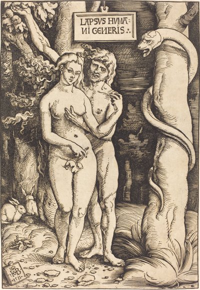 Adão e Eva, 1511 de Hans Baldung Grien