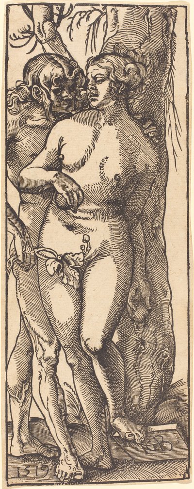 Adão e Eva, 1519 de Hans Baldung Grien
