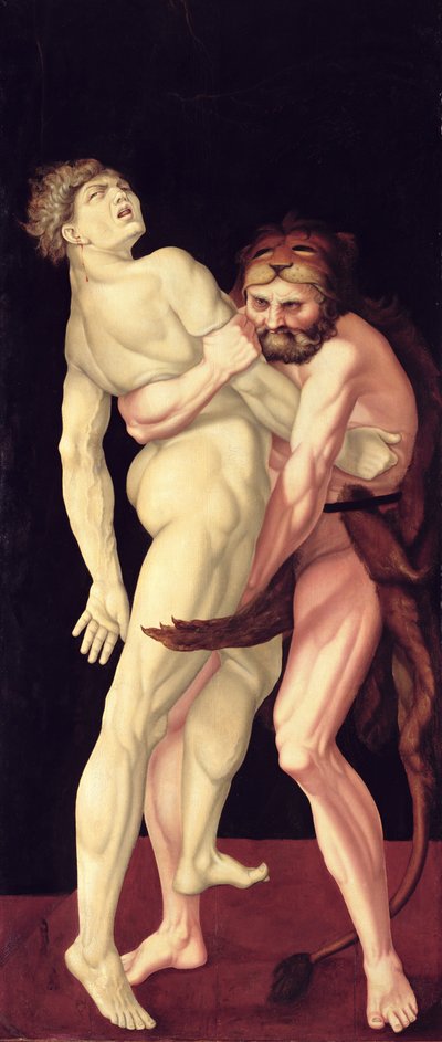 Hércules e Antaeus de Hans Baldung Grien