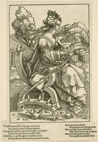 Santa Catarina, 1505-07 de Hans Baldung Grien