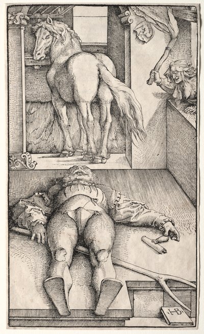 O Noivo Enfeitiçado, 1544. de Hans Baldung Grien