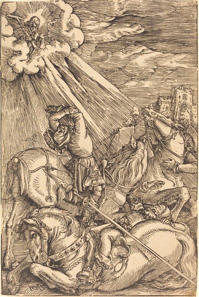 A conversão de São Paulo de Hans Baldung Grien