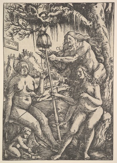 Os três destinos: Láquis, Atropos e Klotho, 1513 de Hans Baldung Grien