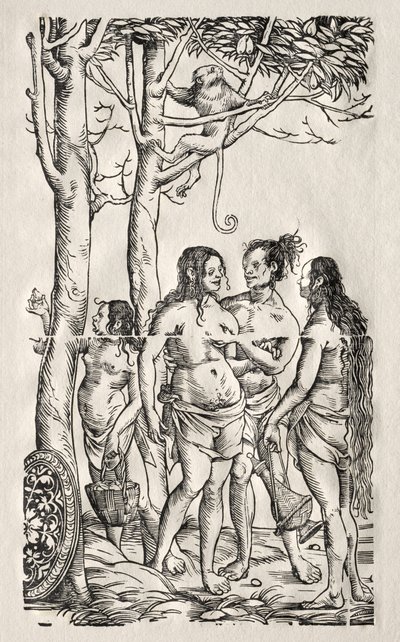 Hottentots com rebanho. de Hans Burgkmair