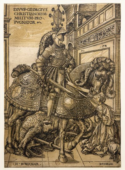 São Jorge e o Dragão de Hans Burgkmair