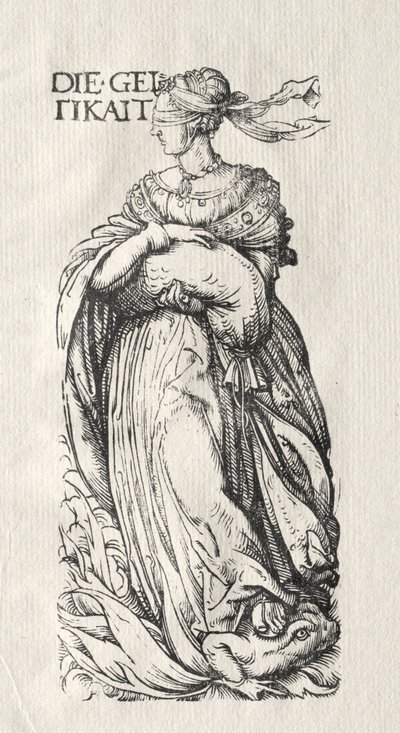 Os Sete Vícios: Avareza, c. 1510 de Hans Burgkmair