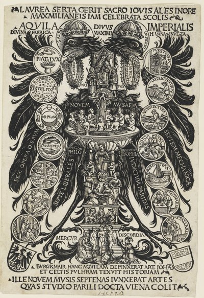 O triunfo do imperador Maximiliano, c. 1507 de Hans Burgkmair