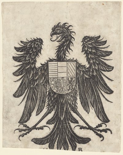 Brasão com uma única águia de Hans Burgkmair I