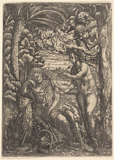 Mercúrio e Vênus de Hans Burgkmair I