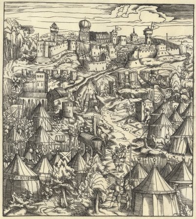 A Batalha de Pádua de Hans Burgkmair I