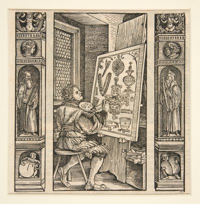 O Pintor do Lombinho de Petrarca de Hans Burgkmair the Elder