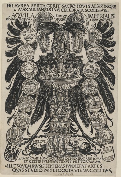 A Águia Imperial Alegórica de Hans Burgkmair the Elder