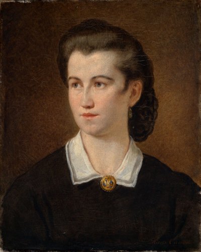 Retrato de uma jovem rapariga de Hans Canon