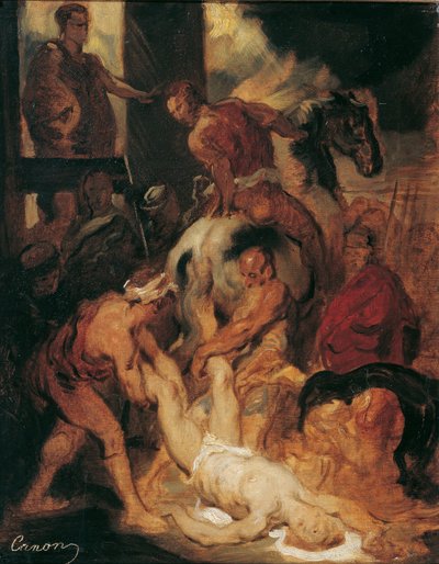 O Martírio de São Hipólito de Hans Canon