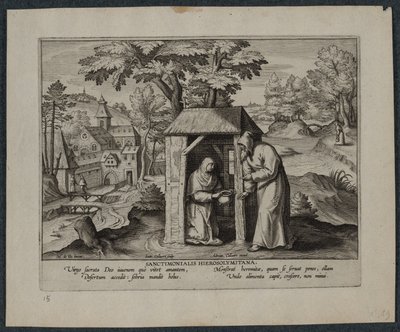 Santo Jerônimo. de Hans Collaert