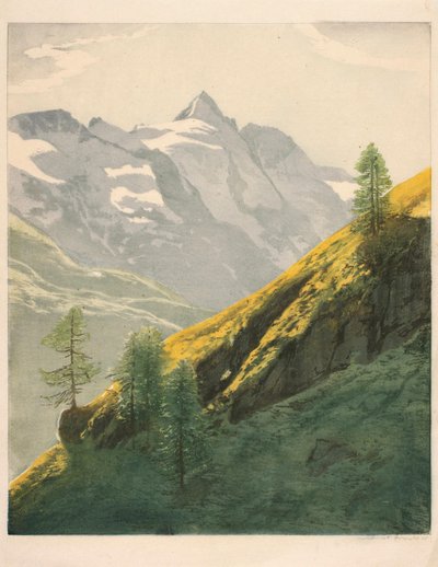 Paisagem de montanha de Hans Frank