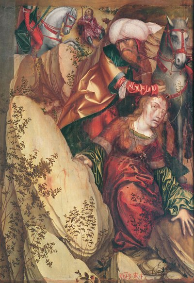 O martírio de Santa Bárbara, 1503 de Hans Fries
