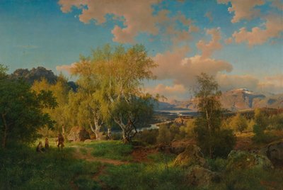 Paisagem de Ringerige de Hans Gude
