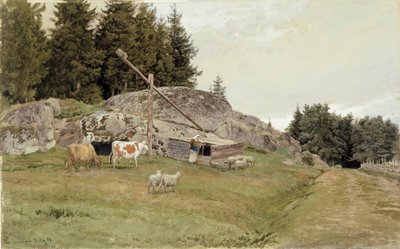 Paisagem de Sandefjord de Hans Gude