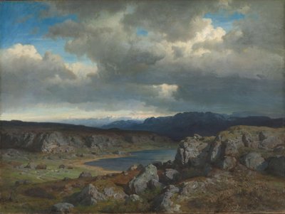 Terras Altas da Noruega de Hans Gude