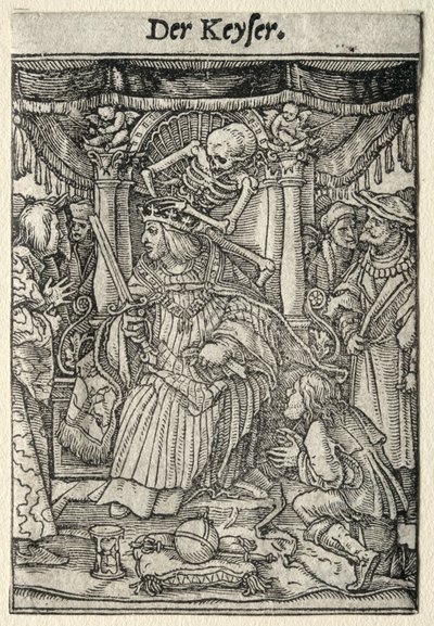 Dança da Morte: O Imperador de Hans Holbein