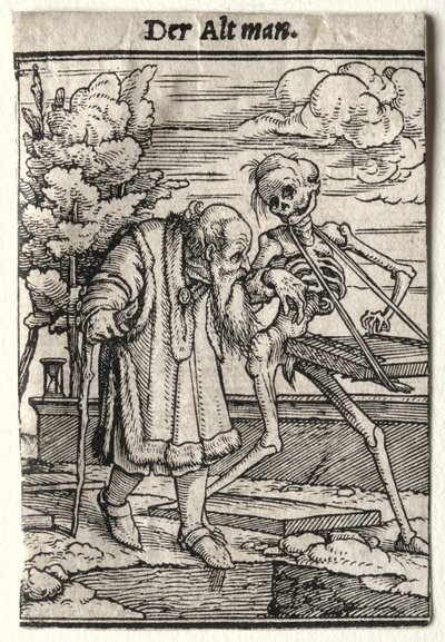 Dança da Morte: O Velho. de Hans Holbein
