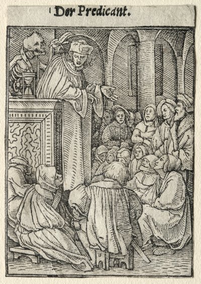 Dança da Morte: O Pregador de Hans Holbein