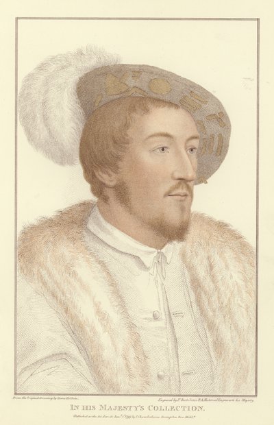 Homem anônimo (aquatint) de Hans Holbein der Jüngere