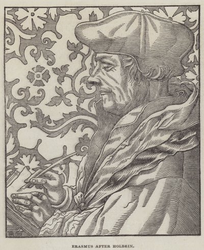 Erasmus de Hans Holbein der Jüngere
