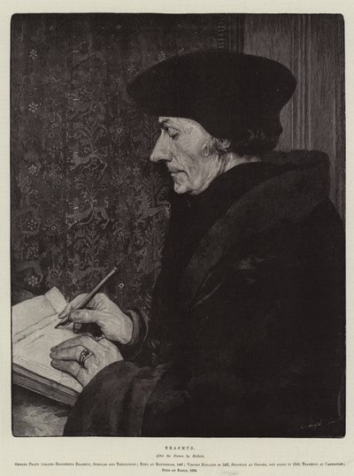 Erasmus de Hans Holbein der Jüngere