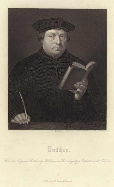 Retrato de Martinho Lutero de Hans Holbein der Jüngere