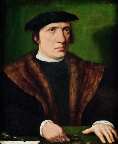 Retrato de um homem de Hans Holbein der Jüngere