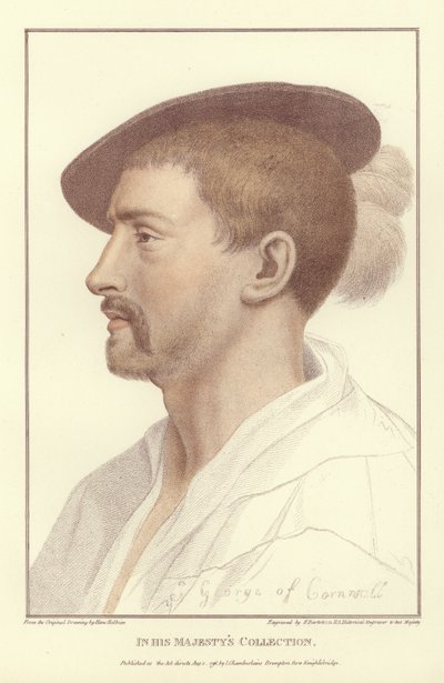 Simon George de Quocoute (aquatinta) de Hans Holbein der Jüngere