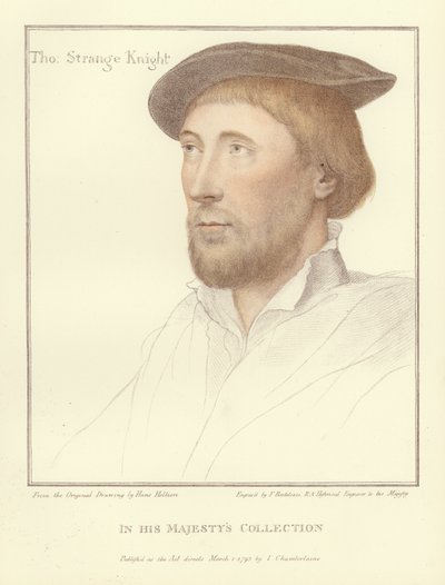Sir Thomas Strange (aquatinta) de Hans Holbein der Jüngere