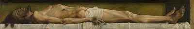 O Cristo Morto, 1521 (tempera no painel) de Hans Holbein der Jüngere