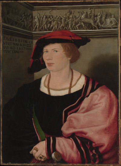 Benedikt von Hertenstein (nascido por volta de 1495, falecido em 1522) de Hans Holbein the Younger