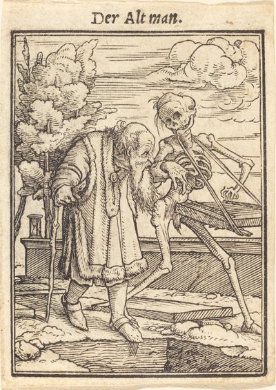 O velho homem de Hans Holbein der Jüngere