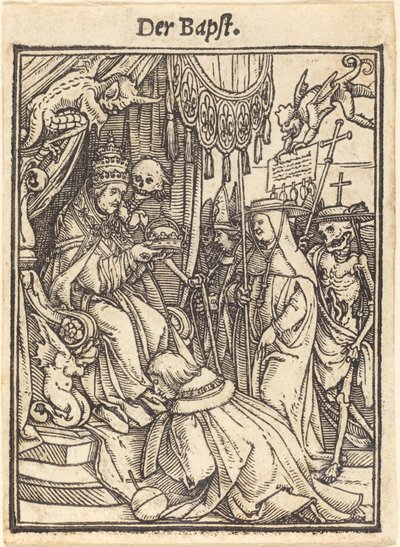 O Papa. de Hans Holbein der Jüngere