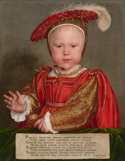 Eduardo VI em criança de Hans Holbein the Younger